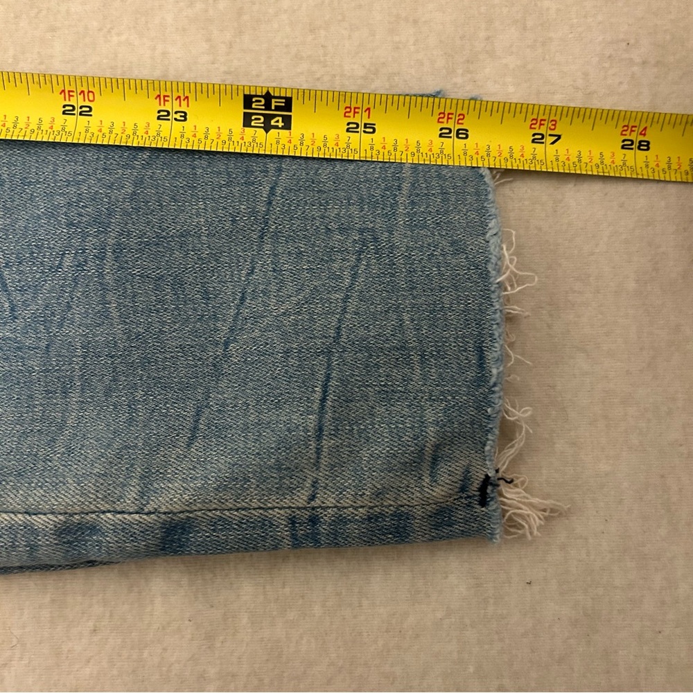 Abercrombie Ripped Medium Wash High Rise Super Skinny Ankle‎ Jean 24/00 - Picture 8 of 8
